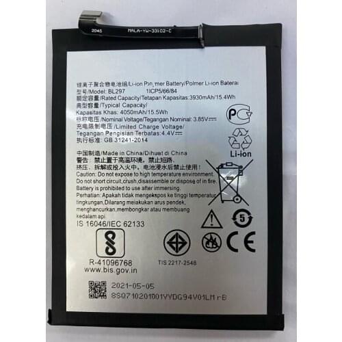 HUSHITONG New Battery4050mAh BL297 Battery For Lenovo K5 Pro L38041 / Z6 Youth Edition Z6 Lite L38111 Phone Batteries