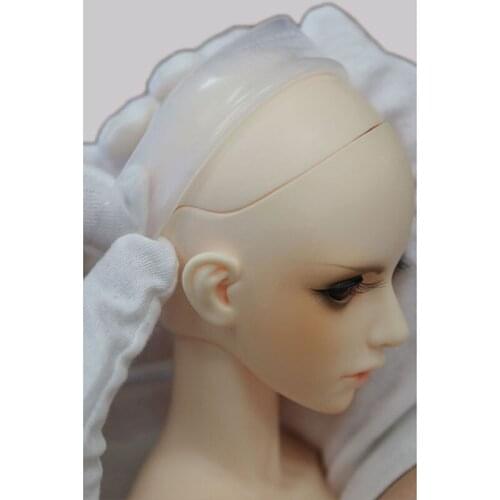 Allaosify Bjd Sd 1/3 1/4 1/6 1/8 1/12 Childrens Toy Doll Wig Silicone Headgear Anti-Dye Headgear