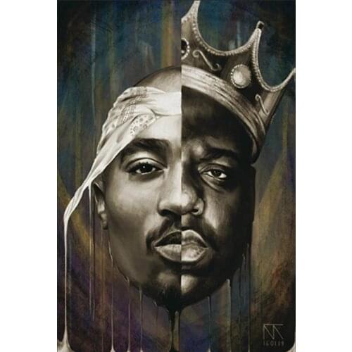 5D DIY Diamond Painting Hip Hop tars Rapper Star Canvas Art Picture for Home Decoration Gift