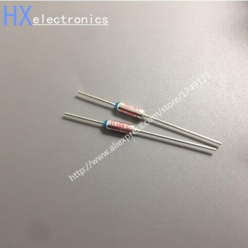 Free shipping 100PCS 10A 250V 169 degrees Celsius Thermal cutoff temperature insurance tube RY TF