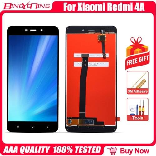 BingYeNing 5.0 Xiaomi Redmi 4A LCD&Touch Screen digitizer with frame LCD Display screen Replacement Parts + Disassemble Tools