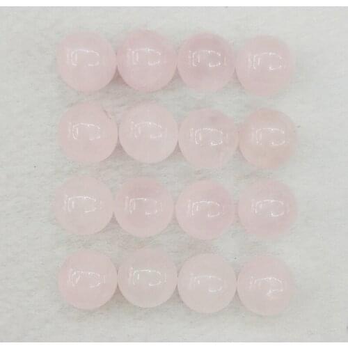 Wholesale 50pcs natural pink crystal Stone round Ball Beads, 10mm stone No Hole Stone Bead Ball Decoration, Free Shipping