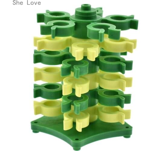 Chzimade Embroidery Bubbin Organizer Stack Tower Sewing Tool Neatly 30 Bobbins Storage Holder Stand