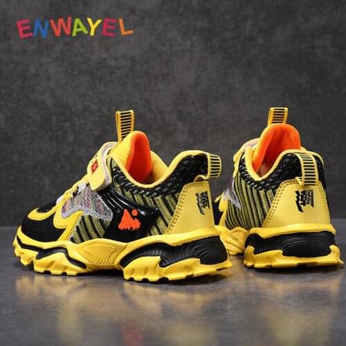 ENWAYEL mesh Breathable 2021 children boys Sneakers kids shoes for girls sport running Casual Students school footwear