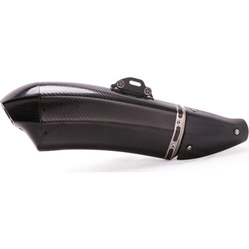 Dual-outlet Muffler for Kawasaki Ninja H2 2015-2020 Motorcycle Exhaust Pipe Carbon Fiber Escape DB Killer Slip On Original Cat