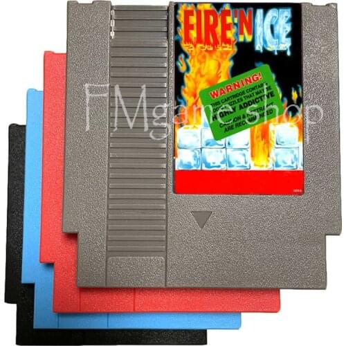 Fire'n ice for 72 pins 8bit game cartridge for Video Game Console Select color English Language playstation