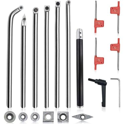 Wood Turning Tool Set Carbide Tipped Lathe Tools Finisher/Carbide Lathe Tools for Wood,Carbide Woodturning Tools