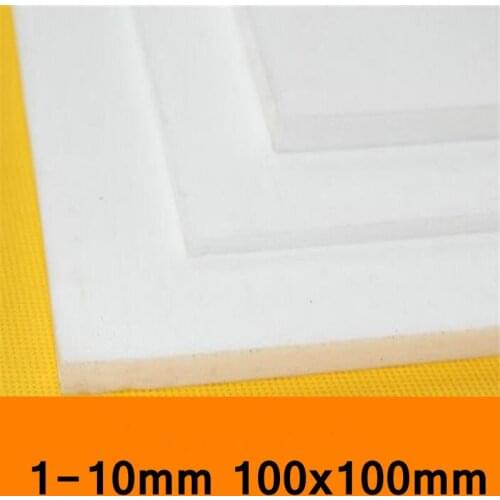 Sheet Plate Board Block Polytef Polytetrafluoroethylene Anti-Corrosion High Temperature 100X100mm
