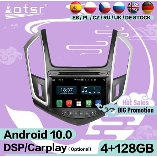 128G Carplay Multimedia Stereo Android 10 For Chevrolet Cruze 2013 2014 2015 GPS Navigation Audio Video Radio Receiver Head Unit