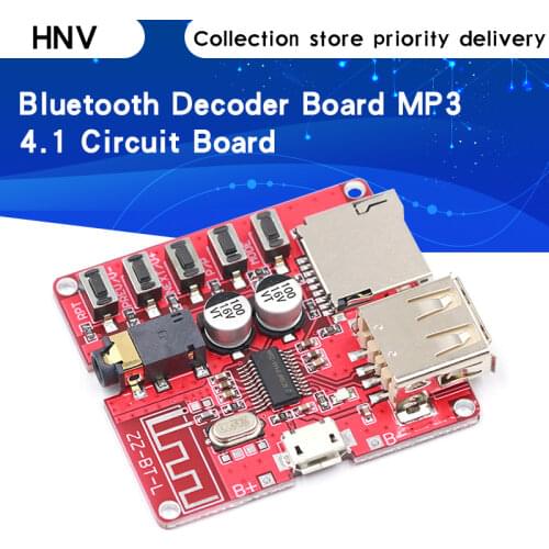 New Bluetooth decoder board MP3 lossless car speaker amplifier modified Bluetooth 4.1 circuit board