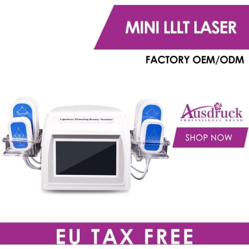 EU tax free new Lipolaser Fat Slimming Diode Lipo Laser Lipolysis Cellulite Weight Loss fast slim body shaping machine 6pads