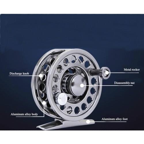 2019 New Arrival Full Metal Raft Fly Fishing Wheel Left/Right Interchangeable Ice Fishing Reel Spinning Wheel Shop Online