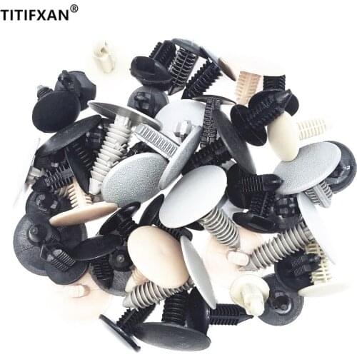 50PCS Car roof Cover Fastener Plastic Trim Clip For chrysler 300 toyota fj cruiser mitsubishi galant jetta mk3 dodge magnum