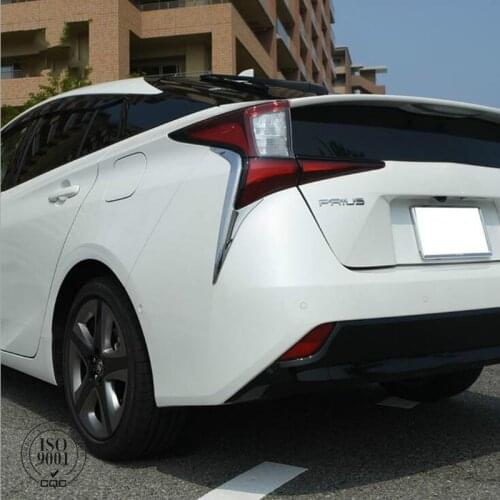 ABS Chrome Tail Rear Lamp Light Trim Strip For Toyota Prius 2019 2020 50 Series Accessories