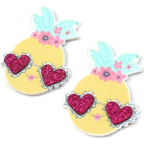 David accessories Snowman Deer Love Sequin Glitter Planar Resin Acrylic DIY HairBow Decoration Crafts Accessories,5Yc7313