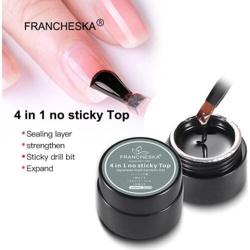 Diamond Sticky Gel No-wipe UV LED Soak Off Nail Glue Easily Paste Nail Jewelry For Nail Art Design UV Gel Polish TSLM1