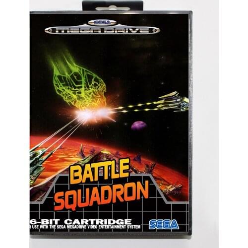 Battle Squadron with Retail Box 16bit MD Game Card For Sega Mega Drive/ Genesis