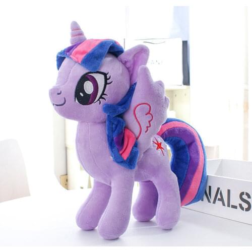 Unicorn Purple Princess Peluche Brinquedos Purple Horse Plush Doll PP Cotton Stuffed Animals Kids Toys 30CM 240G