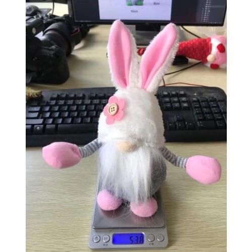 Easter Bunny toy Flower Faceless Gnomes Doll Plush Toy kawaii stuffed toys Xmas Tree Hanging Santa Claus New Year 2021