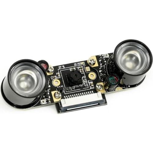 Waveshare IMX219-77IR Camera, 8 Megapixels, Infrared Night Vision, 77 Degree FOV,Applicable for Jetson Nano