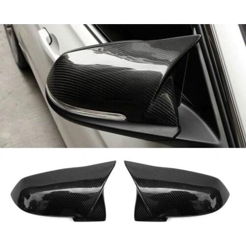 For BMW 1 2 3 4 X M Series Rear View Side Mirror Cover F20 F21 F22 F23 F30 F32 F36 X1 E84 F87 M2 Carbon Style Car Accessories