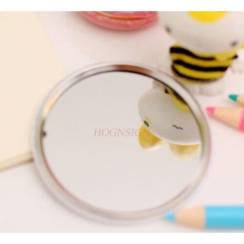 Small Mirror Expression Portable Cute Cartoon Small Round Mirror Small Mirror Makeup Sale