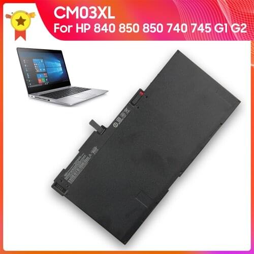 Original Laptop Battery CM03XL for HP ELITEBOOK 850 745 740 840 850 G2 G1 +tools Replacement Battery 3400mAh