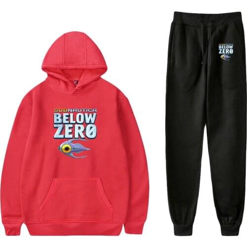 Subnautica Below Zero Autumn Suit Hoodie Hoodie Sweatshirt + Ankle Pants Two-piece Set