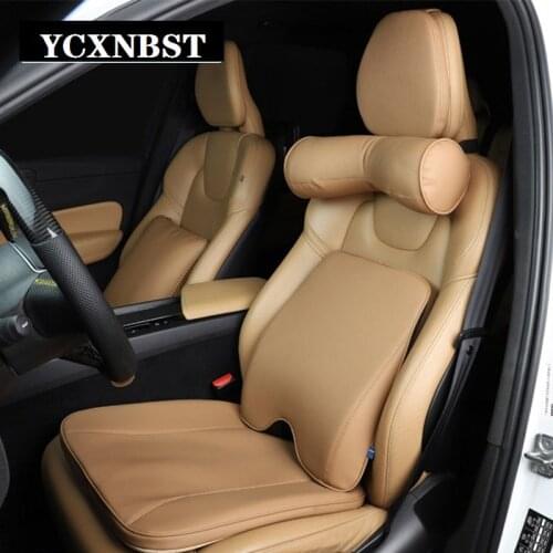 Top Quality Car Headrest Neck Support Seat / For Mercedes-Benz BMW Audi Cadillac VOLVO Soft Universal Adjustable Car Neck Pillow