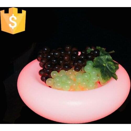 Light up LED Fruit Tray Luminex Ice Bucket Pots Holder Factory Direct Sale Free shipping 24pcs/Lot
