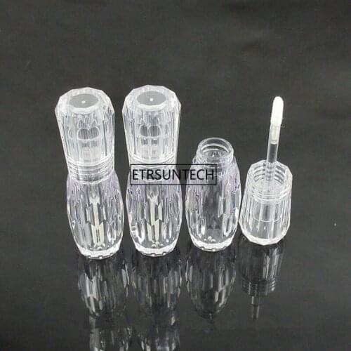 100pcs 3ml Lip Gloss Tube Empty Plastic Lip Balm Tubes With Clear Small Lip Stick Samples F3315