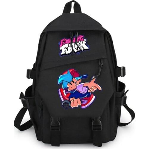 Anime Backpack Friday Night Funkin Backpacks Back To School Bookbag 16 Inch Teenager School Bags for Boys Girls Mochila