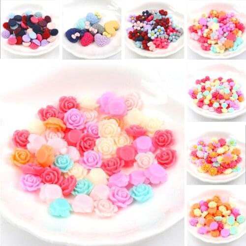 Resin Scrapbook Craft Phone Party Headwear Decoration DIY Accessories Hydrangea Flatback Cabochons 11mm CP1433