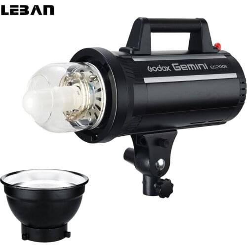 Godox GS200II Studio Flash Light 200W GN49 with Built-in 2.4G Wireless X System Offers Creative Shooting for Professional Studio