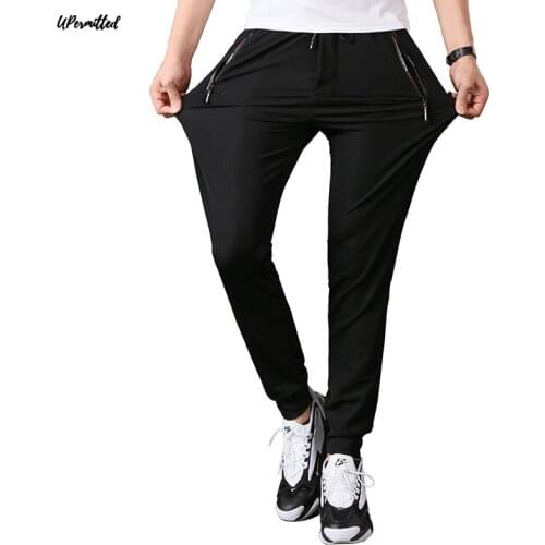 2021 Spring Autumn New Man Elastic Breathable Sportswear Casual Running Long Pants Male Sweatpants Tracksuit Men Gym Clothing