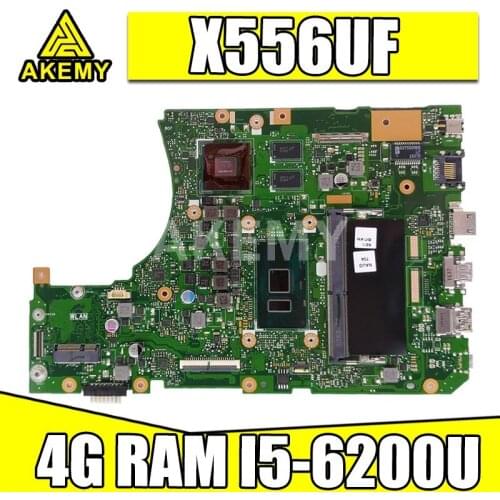 X556UF 4G/I5-6200U (V2G) DDR4 For Asus X556UV X556UJ X556UJ X556UQ Mainboard Motherboard 90NB09Q0-R01100