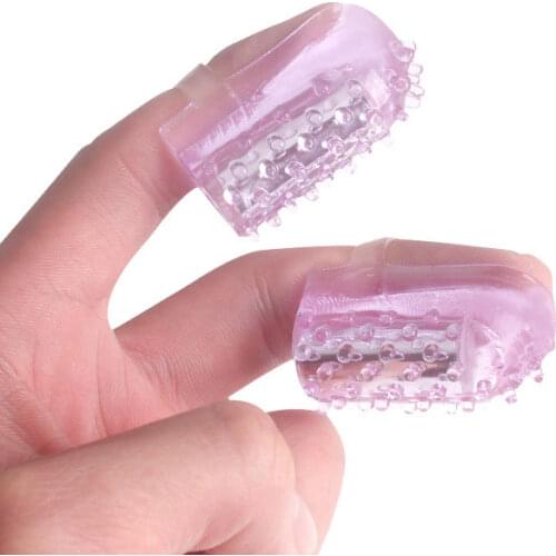 Fanala 1/2pcs Finger Vibrator Nipple Clitoris Stimulator Jumping Eggs Vaginal Massager Lesbian Orgasm Adult Sex Toys For Women