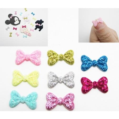 1.5cm Mini Small Ribbon Pet Bowknot ONLY BOW NO CLIPS DIY Bow Tie Wedding Decor Hair Accessories 500pcs