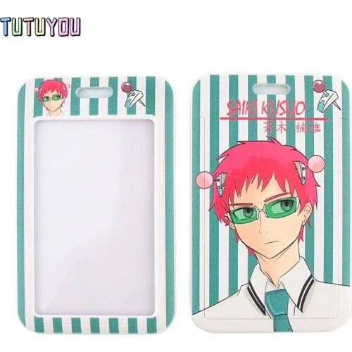 1pc PC2448 Anime Character Cartoon Card Holder ID Holder Bus Card Holder Staff Card With Lanyard