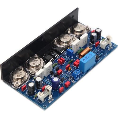 1PCS Full Discrete Class AB High Power Golden Seal HiFi Power Amplifier Board 100W