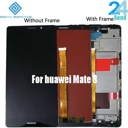 6.0 inch For Huawei Mate 8 LCD Display+Touch Screen Digitizer Assembly Replacement+ Frame For Huawei Mate 8 NXT-L29