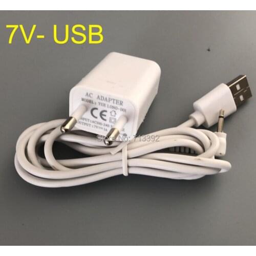 7V EU Plug Adapter With USB Cable Professional Permanent Makeup Machine Power Supply Adapter