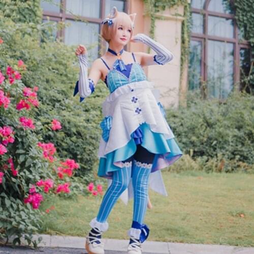 COS Felix Argyle Re:Life in a Different World from Zero Cosplay Clothing Costume Full Set Socks Ears Anime Role Playing Dress