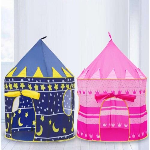 Kids Cute Cartoon Foldable Pop Up Castle Play Tent Ocean Ball Pit Ball Game Sports Playhouse Playpen Sea Ball Pool Tent Toy