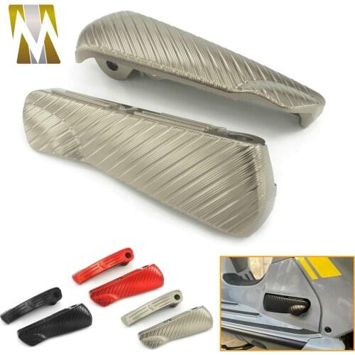 For Vespa GTS GTV 125 150 250 GTS300 2013-2018 2019 2020 Motorcycle Rear Foot Pedal Passenger Footrests Extended Accessories