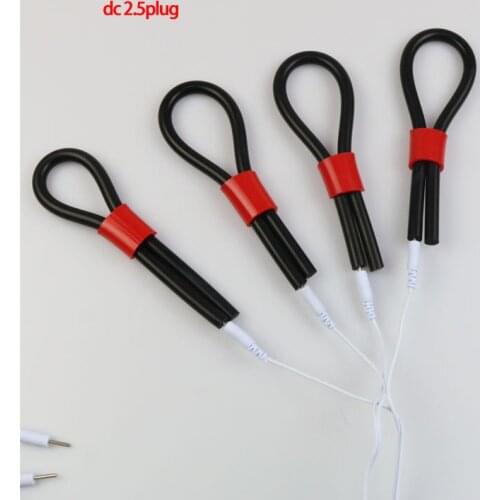 Electrosex Penis Ring E-Stim DIY Adjustable Conductive Cock Rings Monopolar Rubber Tube Electrodes Sex Toys 8mm OD 1.5mm ID