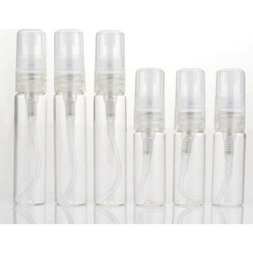 Hot Sale 5ml 10ml clear glass spray bottle, mist sprayer bottle, perfume spray clear container wholesale