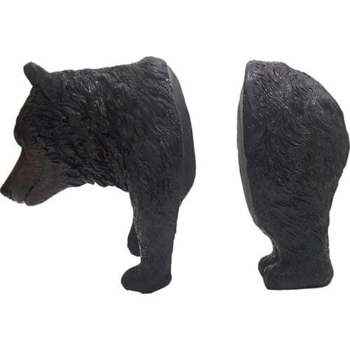 Hug Black Bear Tree Statue Outdoor Statue Lovely Black Bear Tree Decoration Ornaments Animal Sculpture Yard Decoration