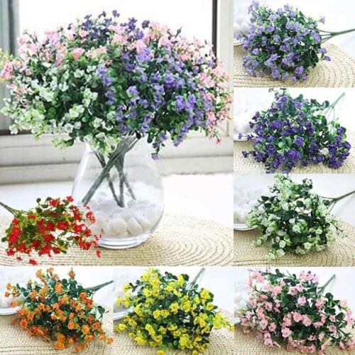 Artificial Silk Gypsophila Babys Breath Flower Plant for Home Wedding Party Decor