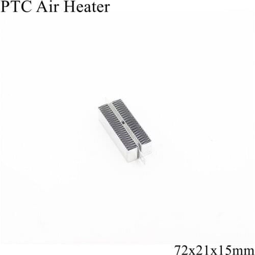 72x21x15mm 12V 50W PTC Heater Ceramic Thermistor Air Heating Mini Outdoor Heaters Induction Aquarium Car Film Plate